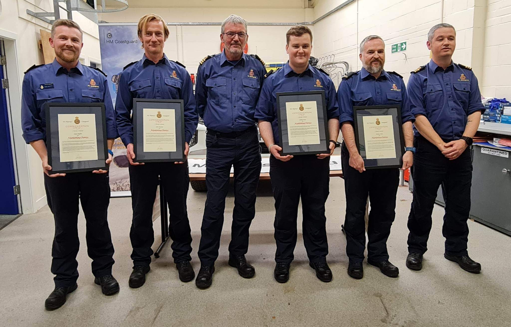 North Yorkshire coastguards awarded for rescuing man from sea