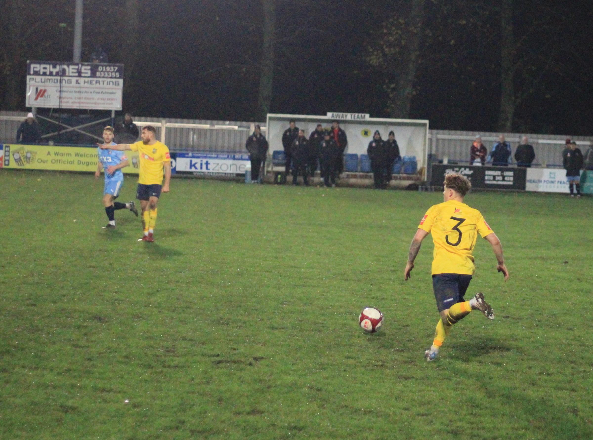 Tadcaster Albion battle out a 0-0 draw with Ossett at home