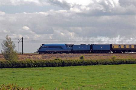 A4 60019 under the guise of 4492 Dominion of New Zealand              South of York. Picture: Malcolm Tomlinson