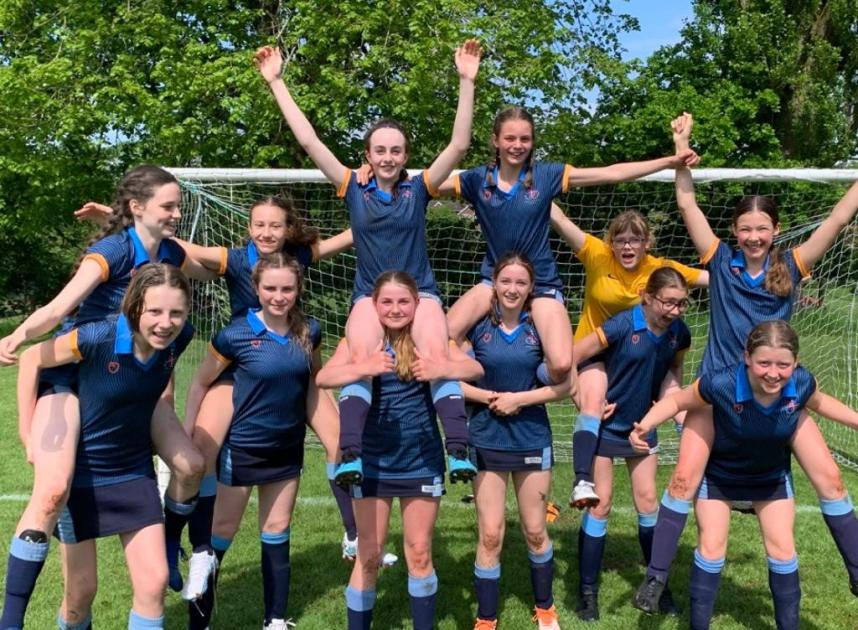 Ripon Grammar School’s U13 girls’ footballers national bid