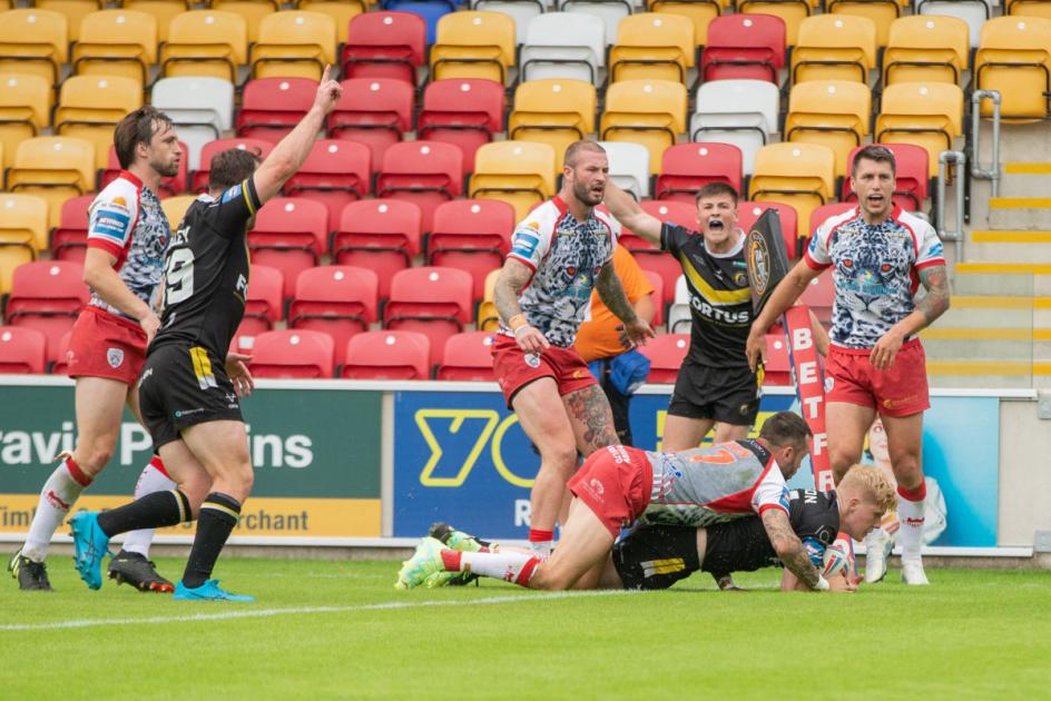 Knights valiant in 34-14 Leigh Leopards Challenge Cup defeat