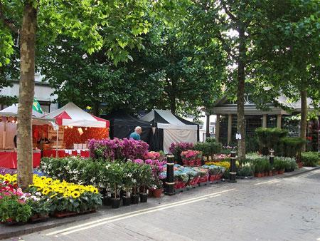 Flower market in York. Picture: Carl Spencer
