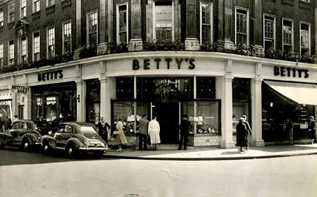 Betty's Tearooms in St Helen's Square in 1956
