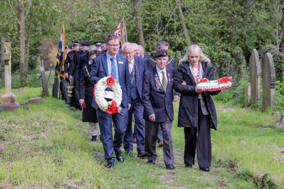 York Press: The memorial service at York Cemetery York Press: The memorial service at York Cemetery