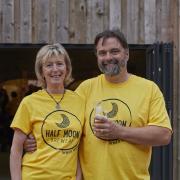 Jackie and Tony Rogers, of Half Moon Brewery