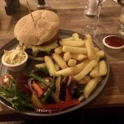The boar and beef burger at Wildes in York Picture: Haydn Lewis