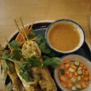 "Best chicken satay ever" at Bamboo Thai
