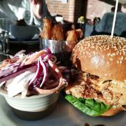 Spicy chicken burger at City Screen