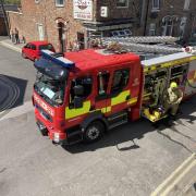 Fire crews attended the scene in Whitby
