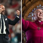 Gareth Southgate, pictured right, in photo by Danny Lawson/PA Wire. Right picture of the 98th Archbishop of York Stephen Cottrell by Danny Lawson/PA Wire.
