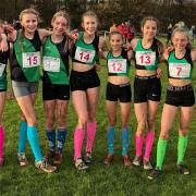 City of York Athletic Club’s under 15s girl's team following their race in Oulton
