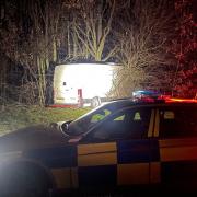 The white van found by police near Askham Bar