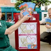 YorMed ambulance technician Ashley Mason, left, highlights the Lifesavers campaign with Gavin Aitchison, news editor of The Press, in St Sampson’s Square, York