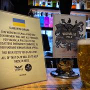 Valhalla York raised donations over the weekend for Ukraine. Picture: Valhalla York