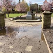 There's a lot of cleaning up to do in Rowntree Park in York ahead of it reopening