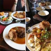 Sunday lunch from Victoria Restaurant Cattal, pictured left, The Whippet Inn, right. Photos via Tripadvisor.