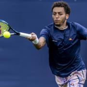 York tennis star Paul Jubb in action at the Rothesay International Eastbourne. Picture: Steven Paston/PA Wire