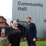 Clifton ward’s Labour councillors Margaret Wells and Danny Myers, at Clifton’s new Community Hall, where the meeting will be held