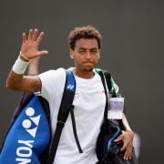 Paul Jubb walks off the court after his defeat to Nick Kyrgios at Wimbledon. Picture: Adam Davy/PA Wire