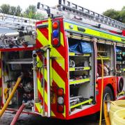 Fire crews were called to a barbecue fire near Pickering today.