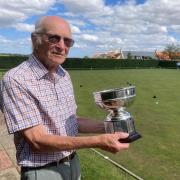 Robin Carpenter, 89, from Helmsley has just helped Helmsley Bowls Club lift silverware in Ryedale’s prestigious Waltham Cup