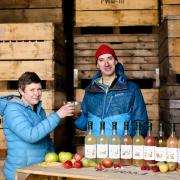 Jane and Jon of Yorkshire Wolds Apple Juice
