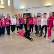 York Slimming World Groups wearing pink for Breast Cancer Now Picture: Slimming World Huntington and Stamford Bridge