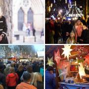 Sarah Loftus, of Make it York, top left, and York Christmas Market - one of the events run by the tourist organisation