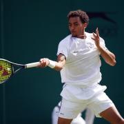 Paul Jubb in action against Nick Kyrgios on day two of the 2022 Wimbledon Championships. (Photo: Adam Davy/PA Wire)
