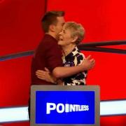 Nick Edwards and his gran Christine Robson, from York, on Pointess