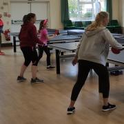 Players at the Wigginton Table Tennis Club in York