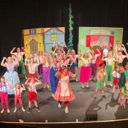 Deadpan Players performance of Jack and the Beanstalk at the Queen Margaret’s Theatre in Escrick to a sell-out audience
