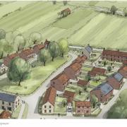 Artist's impression of the homes at The Balk