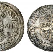 This King Charles I shilling struck during the English Civil War has sold for a world record £12,600. Picture: SWNS