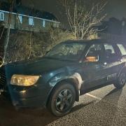 A vehicle seized by police investigating the farm burglaries