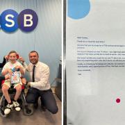 Presley Ellisson from York developed a love for TSB Bank after watching its adverts and has been told that he may have the chance to star in one himself.