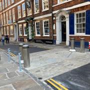 High Petergate is now open with the new bollards in place
