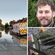 Danny Myers has hit out at Yorkshire Water after a pipe burst in Water Lane