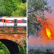 LNER is is offering free travel to people returning home to the UK following extensive wildfires in Greece