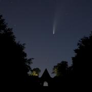 Comet Neowise over Castle Howard
