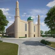 An artist’s impression of the proposed new mosque in York