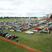 A previous rally by York Historic Vehicle Group at the York Racecourse