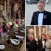 Former Yorkshire Air Museum director Ian Reed from York was at the Royal visit to Versailles with the likes of Mick Jagger