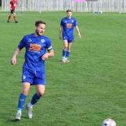Pickering captain Wayne Brooksby made his 100th appearance as his side were thrashed 7-0 by Garforth Town