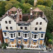 The derelict Marine Residence Hotel in Scarborough which is to be demolished