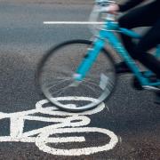 Cycle lanes are often blocked - making it more risky for cyclists to ride on busy roads