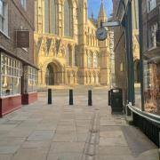Minster Gates has reopened with bollards in place