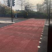 The new toucan crossing in Tower Street