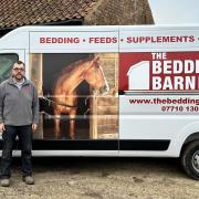 Rupert Armitage and a Bedding Barn van