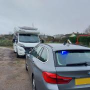 The force said there had been a number of reports of thefts or attempted thefts of motorhomes and caravans in recent weeks